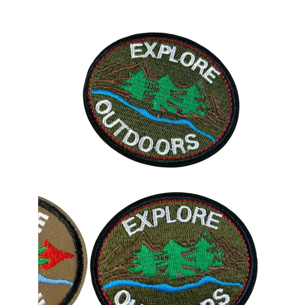 Set of 5 Nature Explorer Park Ranger Embroidered‎ Patches Iron On Sew On